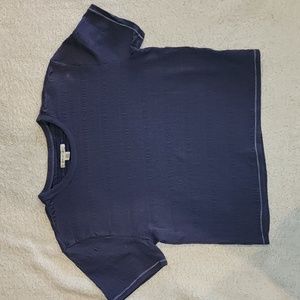 American Eagle blue crop top